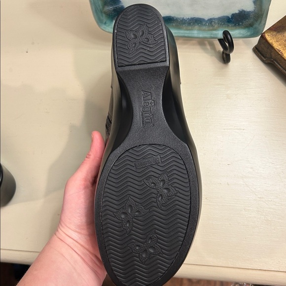 Alegria Metallic Gray Ankle Boots - Picture 9 of 15